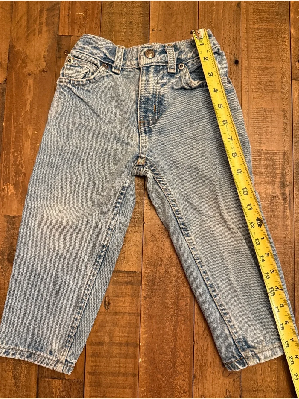 Arizona Jean Company Toddler Jeans – Size 3T – Light Wash Denim – Elastic Waist